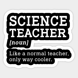 Science Teacher Back To School Sticker